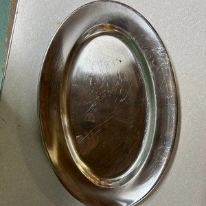 Vintage Cultura Stainless Steel 18-8 Serving Platter